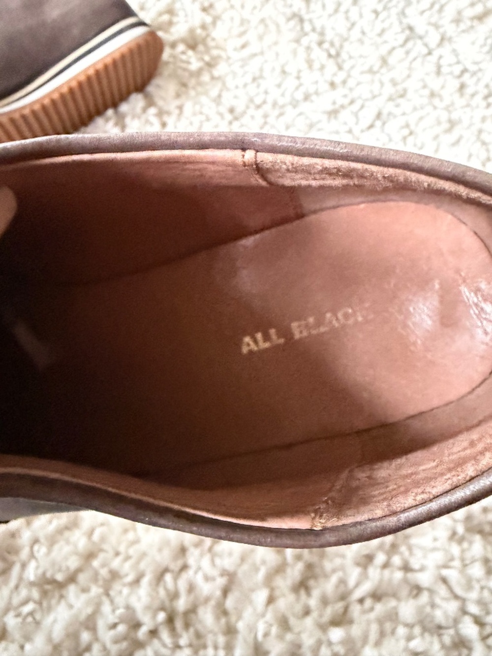 Sleek black Worthington evening going out Peep toe Black Patent Multi-Strap Slin - Picture 5 of 6